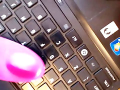 spit drool messy masturbating on webcam
