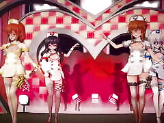 Mmd R-18 Anime Girls xoxoxo dede sikis Dancing clip 32