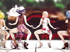 mmd r-18 anime ragazze sexy danza clip 24