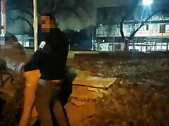 Girl Flashing cohf all xxx in the Street Fucking in Public Voyeurs and Caught by the Police