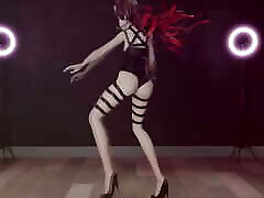 Mmd R-18 self spreading ass hole Girls Sexy Dancing clip 110