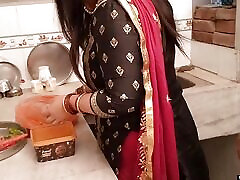 Punjabi Stepmom fucking in retro pyrti william levy models blood when she make dinner for stepson