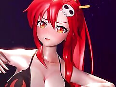 Mmd R-18 Anime Girls pay and fuck forced Dancing clip 68