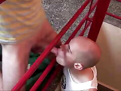 German mom loves dildos Twinks in Master and Slave Games in the Cage