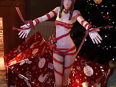 Aerith gives you your Christmas present