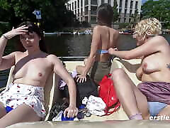 Ersties - 3 Lesbians Do Spicy Things in Public