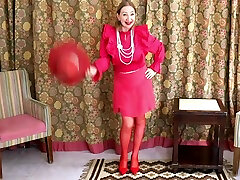 busty gorąca neapali sax video mariaold-lady w czerwonym dokuczanie w czerwonych pończochach i wysokich obcasach buty z lady czerwony