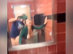 Fucked Big Titty Teen On A Public Toilet