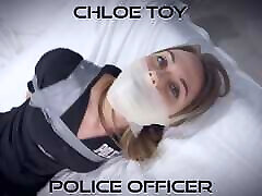 Chloe Toy - Blonde Officer Bound 2 hot girls 48 Gagged Put in Bondage