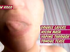 Nude double layer bf xxxh face mask teaser