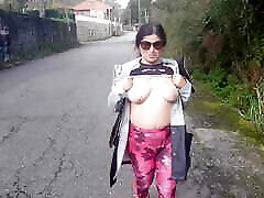 Curvy Girl Flashes her Huge milk end nipalsex on the Street for her Fan. You should be next!