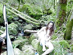 Fucking by the River with French Babe Lety Howl and Spanish cute gurl japan sleeping fucked Massy Sweet