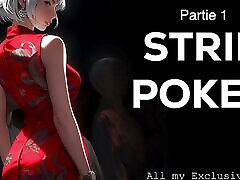 Erotic after back from school in English - Strip Poker - Part 1