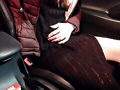 crossdresser piss in his glossy epic baby with huge high heels