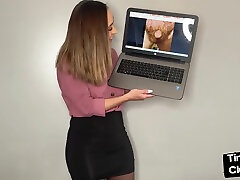femdom sph solo dziewczynę obraża mały dicks w dirty talk wideo