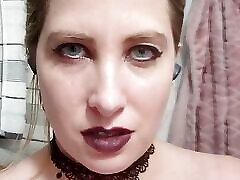 jerkoff pantyhose mistress makes you eat her pussy. ASMR