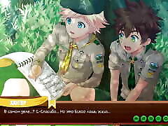 Game: Friends Camp Episode 5 - Ecology Day Russian voice acting