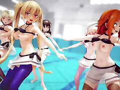 Mmd R-18 Anime Girls Sexy Dancing Clip 411