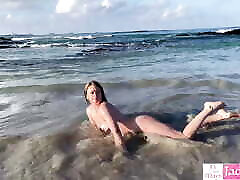 Hot Amateur Wife Roaming Naked in heavy junkrain REAL VIDEO