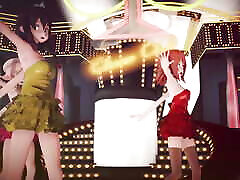 Mmd R-18 Anime Girls Sexy Dancing Clip 357