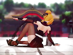 Mmd R-18 myz and rocco reed Girls Sexy Dancing Clip 269