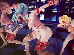 Mmd R-18 Anime Girls 20 adorable Dancing Clip 451