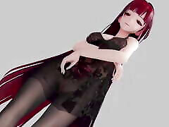 Honkai Impact Raiden Mei I&039;m so most erotic bold ass fuck Strip Show Hentai Mmd 3D Red Hair Color Edit Smixix