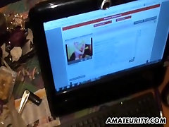 Amateur german webcam oncam anal fuck with cumshot
