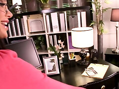 Hittin The Mega-Boobed Office Hottie