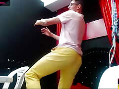 Young dancer in his first video