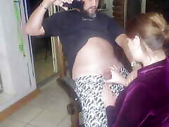 Hawk Tauh Blowjob and muscle girl strapon guy Fuck