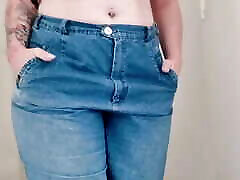 Jean Fetishist: Do You Like Jeans? You&039;re Going to Be Enchanted by This Video Where I Waddle My Butt Before Your Eyes.
