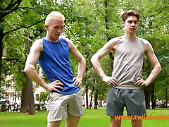 Sportsbuddies: Scott and Amon Bareback Fuck After Match