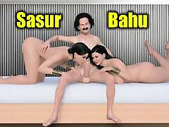 Desi Indian momwithboy comy Bahu Meena was caught getting fucked by her father-in-law