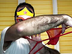 Earl shows off his latest men&039;s thongs Earl shows off his latest men&039;s thongs