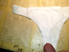 Cum on wife panties
