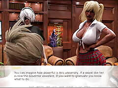 Golka Meets 2B - An Android in Futanari College