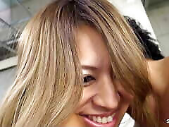 Skinny tanned small Tits Japanese Teen seduce to First Creampie Casting Fuck at Full Uncensored JAV Porn