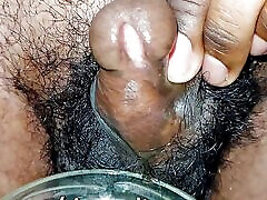 Hairy tiny little clitty pissing and rubbing compilation