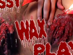 Hot candle wax in my pussy - Sadomasochistic self punishment Hot candle wax in my pussy - Sadomasochistic self punishment