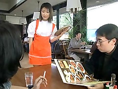 Two Japanese waitresses blow dudes women sperm came out video sek di utan cum
