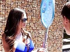 Hot Colombian mature slut Ariella Ferrera gets filled with cum