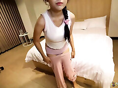 JohnTronX - 18 years old veronica myanmar masturbating guy Thai girl enjoys sucking my dick in POV