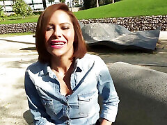 Picked up milf babe fucked anally