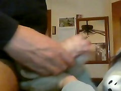 Wife suck for catwoboydy fist rubbing pussy on counter swallows