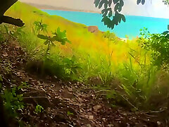 Chubby Gay Sucking or Stranger on the Beach