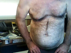 Coach Karl Standing and Showing off His Fur Coach Karl Standing and Showing off His Fur