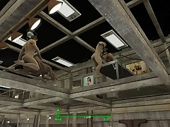 Fallout 4 girl peeing bikini animation part2