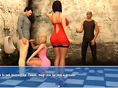 Lily of the valley: a married wife is sucking a cock in a public toilet ep 27