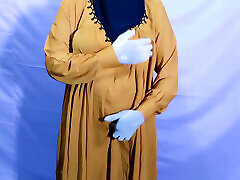 Indian Muslim Hijabi Beautiful Wife Satisfying Her Sexual Hunger With Her Hands - Clear Hindi